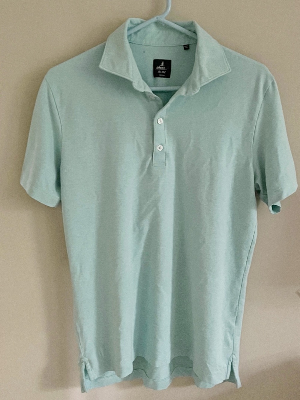 Johnnie O light green Top Shelf golf shirt